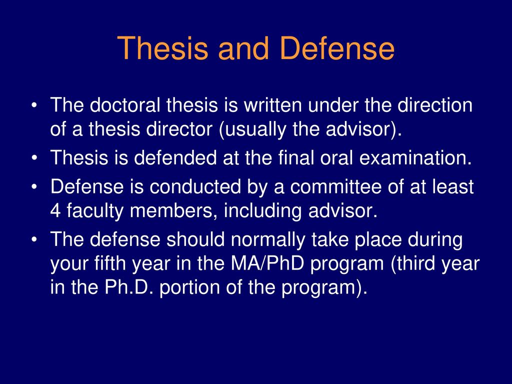 Thesis written under the direction of